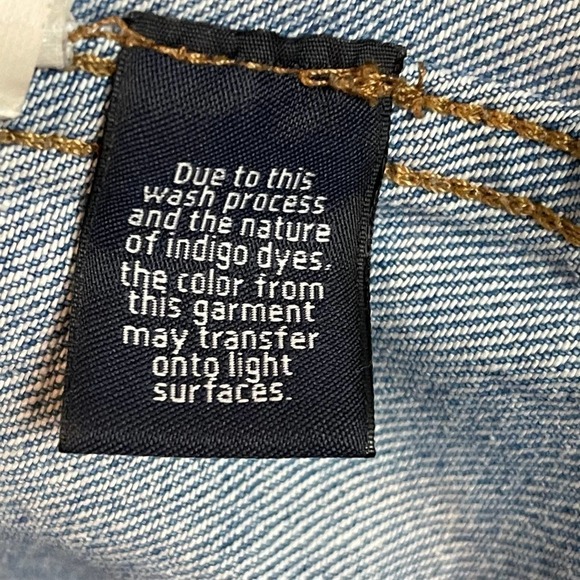 Madewell Distressed Collarless Denim Jackets Thunder Cloud Blue Women's Size M - Picture 8 of 11